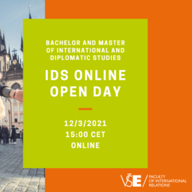 IDS Online Open Day – Friday, 12.3. from 3 pm