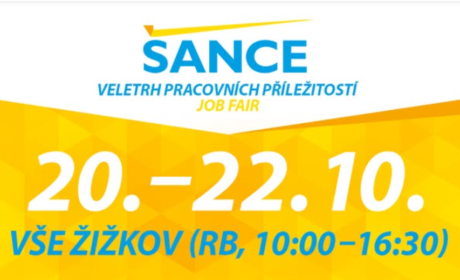We invite you to the traditional Job Fair ŠANCE – October 20–22, 2026!